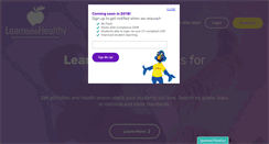 Desktop Screenshot of learntobehealthy.org