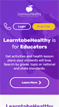 Mobile Screenshot of learntobehealthy.org
