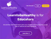 Tablet Screenshot of learntobehealthy.org